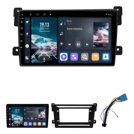 SUZUKI VITARA 2005/2015 KIT PREMIUM - CENTRAL MULTIMEDIA 9" ADAK ANDROID 8CORE + 4GB RAM + 64GB ROM