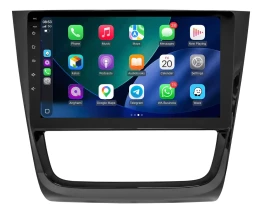 VOLKSWAGEM GOL G6 KIT PREMIUM - CENTRAL MULTIMEDIA 9" ADAK ANDROID 8CORE + 4GB RAM + 64GB ROM