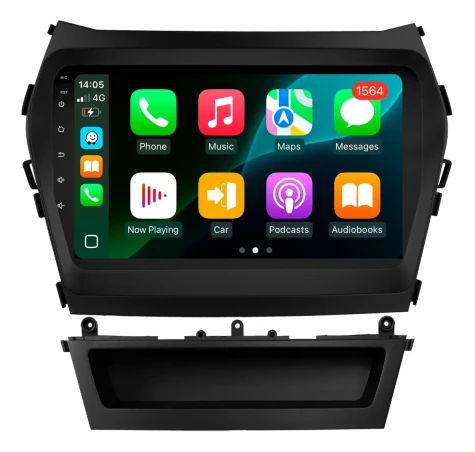 HYUNDAI SANTA FE 2014/2019 KIT PREMIUM - CENTRAL MULTIMEDIA 9" ADAK  ANDROID 8CORE + 4GB RAM + 64GB ROM