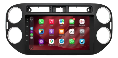 VOLKSWAGEN TIGUAN 2011/2017 KIT PREMIUM - CENTRAL MULTIMEDIA 9" ADAK ANDROID 8CORE + 4GB RAM + 64GB ROM