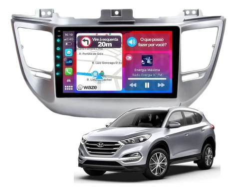 HYUNDAI TUCSON 2016/2019 KIT PREMIUM - CENTRAL MULTIMEDIA 9" ADAK ANDROID 8CORE + 4GB RAM + 64GB ROM