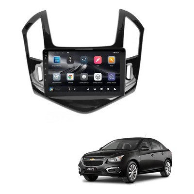 CHEVROLET CRUZE KOREANO 2012/2016 KIT PREMIUM - CENTRAL MULTIMEDIA 9" ADAK ANDROID 8CORE + 4GB RAM + 64GB ROM