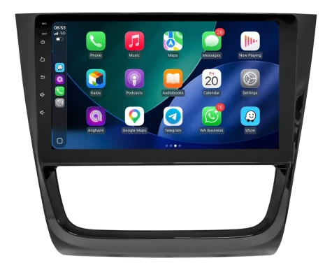 VOLKSWAGEM GOL G6 KIT PREMIUM - CENTRAL MULTIMEDIA 9" ADAK ANDROID 8CORE + 4GB RAM + 64GB ROM