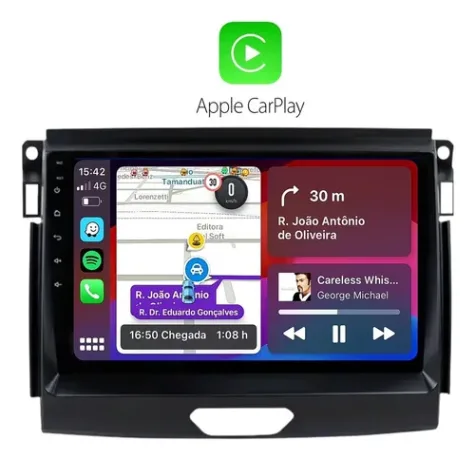 FORD RANGER 2019/2025 KIT STANDARD - CENTRAL MULTIMEDIA 9" ADAK ANDROID 4CORE + 4GB RAM + 64GB ROM