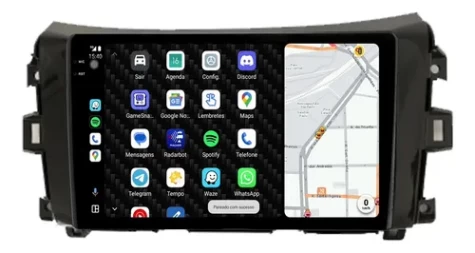 NISSAN FRONTIER 2017/2025 KIT PREMIUM - CENTRAL MULTIMEDIA 9" ADAK ANDROID 8CORE + 4GB RAM + 64GB ROM