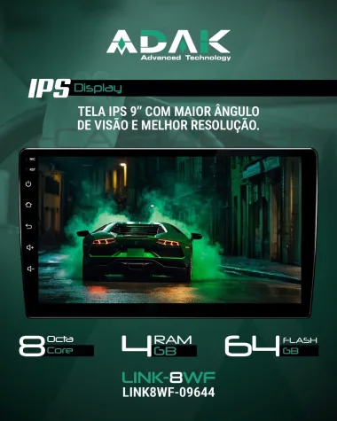 NISSAN FRONTIER 2017/2025 KIT PREMIUM - CENTRAL MULTIMEDIA 9" ADAK ANDROID 8CORE + 4GB RAM + 64GB ROM