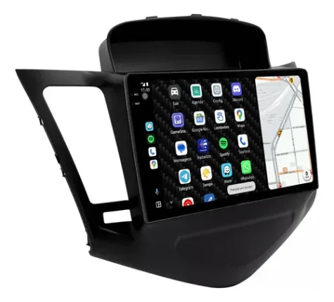 CHEVROLET CRUZE 2012/2016 KIT STANDARD - CENTRAL MULTIMEDIA 9" ADAK ANDROID 4CORE + 4GB RAM + 64GB ROM