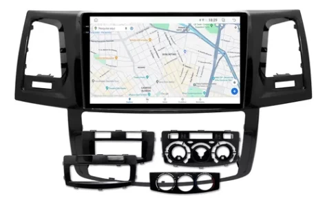 TOYOTA HILUX 2005/2016 DIGITAL/ANALOGICO KIT PREMIUM - CENTRAL MULTIMEDIA 9" ADAK ANDROID 8CORE + 4GB RAM + 64GB ROM