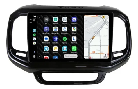 FIAT TORO 2016/2022 KIT STANDARD - CENTRAL MULTIMEDIA 9" ADAK ANDROID 4CORE + 4GB RAM + 64GB ROM